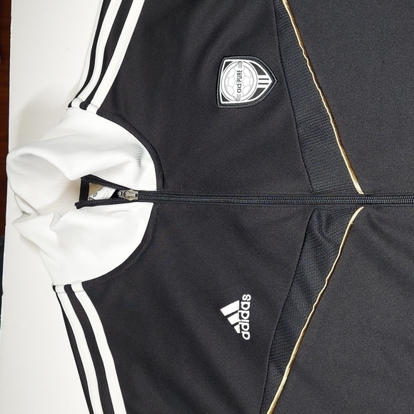 Vintage Adidas Adipure Soccer Jacket Size L - Picture 2 of 14